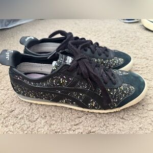 Onitsuka Tiger by Asics Black Sneakers with Colorful Accents